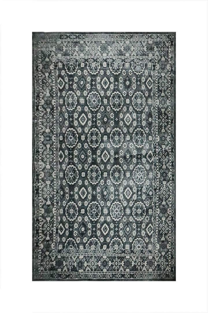 Turkish Modern Festival WD Rug - 7.8 x 10.2 FT - Gray - Sleek and Minimalist for Chic Interiors - V Surfaces