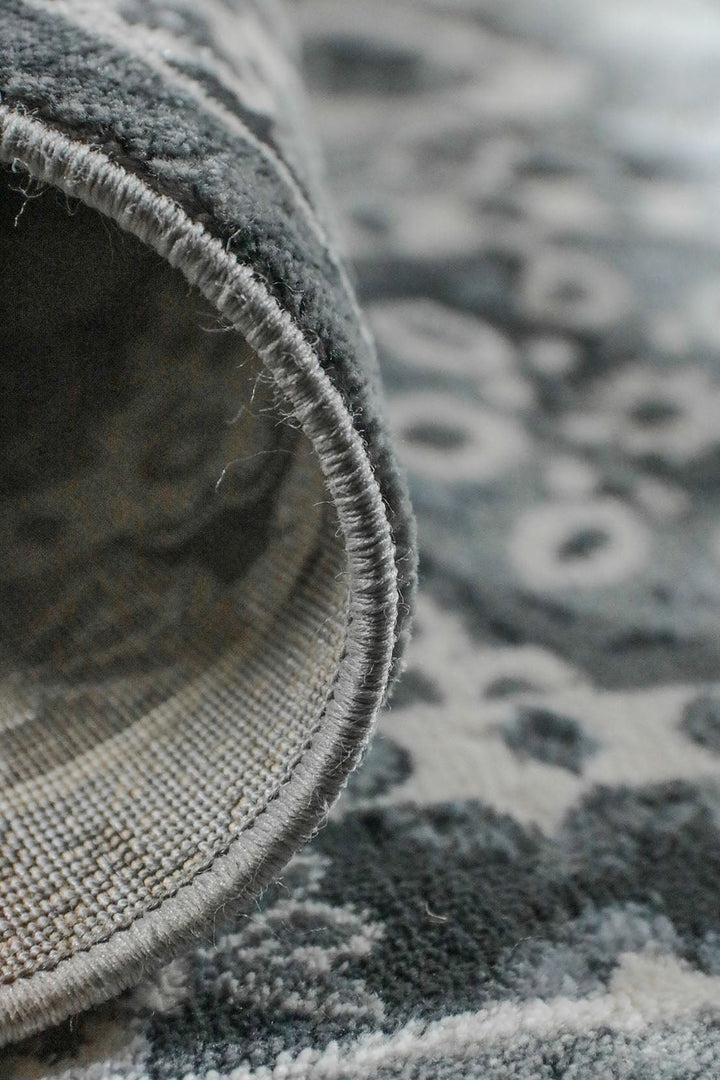 Turkish Modern Festival WD Rug - 7.8 x 10.2 FT - Gray - Sleek and Minimalist for Chic Interiors - V Surfaces