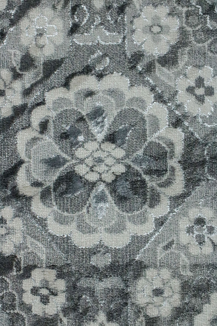 Turkish Modern Festival WD Rug - 7.8 x 10.2 FT - Gray - Sleek and Minimalist for Chic Interiors - V Surfaces