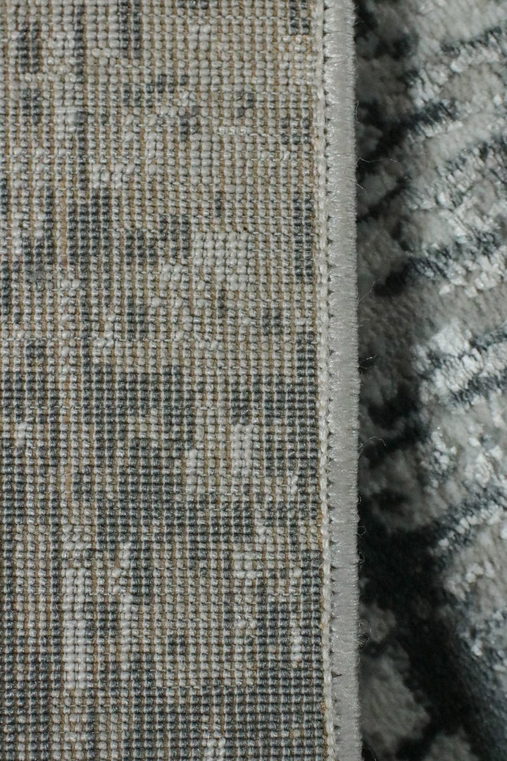 Turkish Modern Festival WD Rug - 7.8 x 9.6 FT - Gray - Sleek and Minimalist for Chic Interiors - V Surfaces