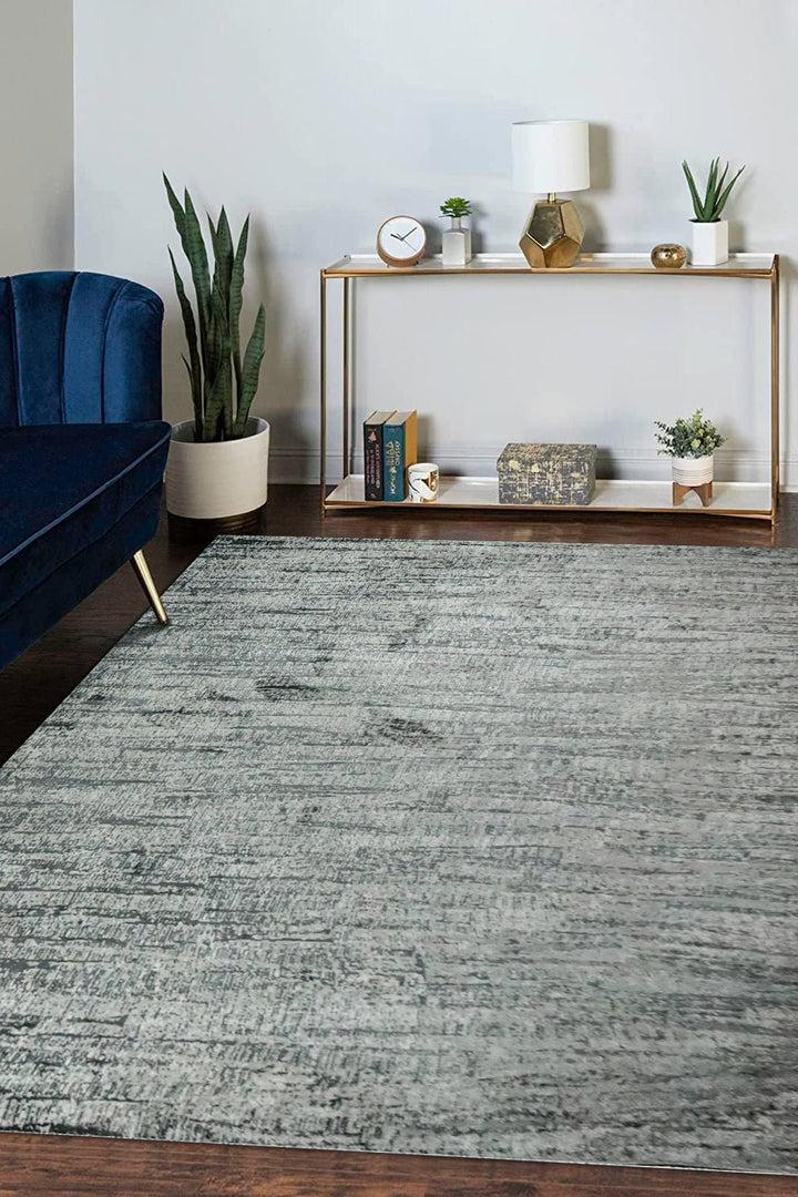 Turkish Modern Festival WD Rug - 7.8 x 9.6 FT - Gray - Sleek and Minimalist for Chic Interiors - V Surfaces