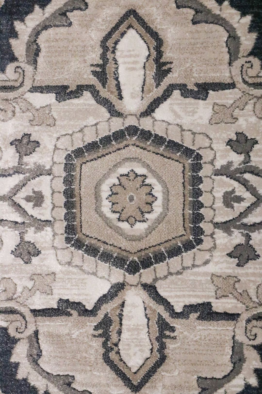 Turkish Modern Festival WD Rug - 7.8 x 9.8 FT - Blue and Gray - Sleek and Minimalist for Chic Interiors - V Surfaces