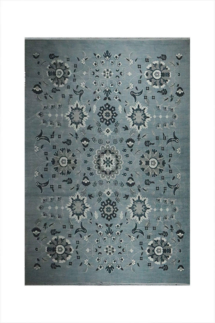 Turkish Modern Festival WD Rug - 7.8 x 9.8 FT - Blue - Sleek and Minimalist for Chic Interiors - V Surfaces