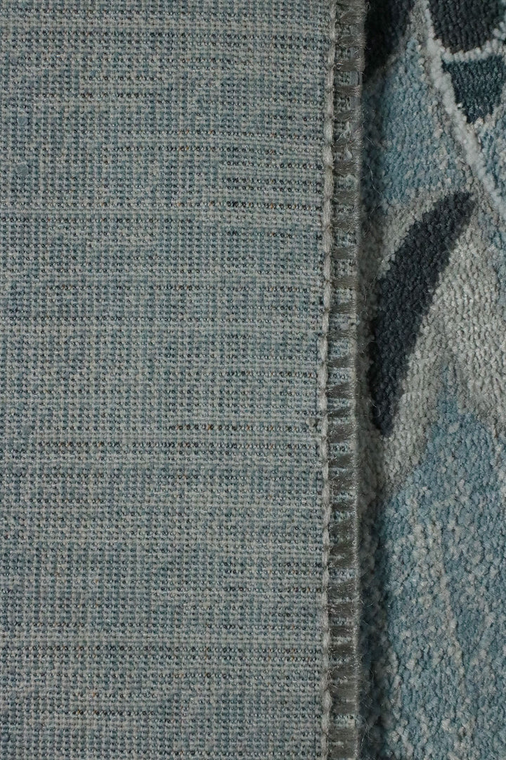 Turkish Modern Festival WD Rug - 7.8 x 9.8 FT - Blue - Sleek and Minimalist for Chic Interiors - V Surfaces