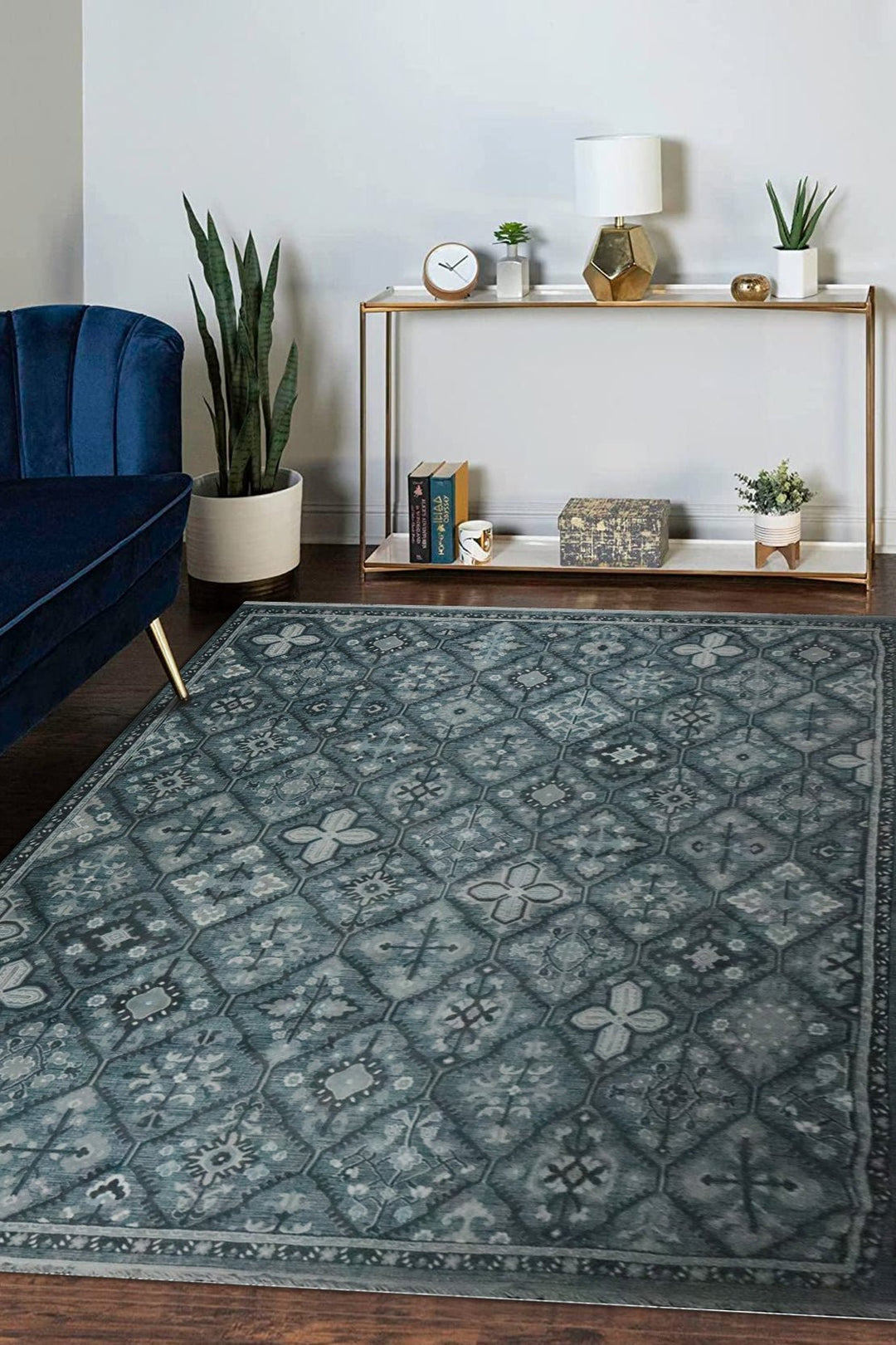 Turkish Modern Festival WD Rug - 7.8 x 9.8 FT - Gray - Sleek and Minimalist for Chic Interiors - V Surfaces