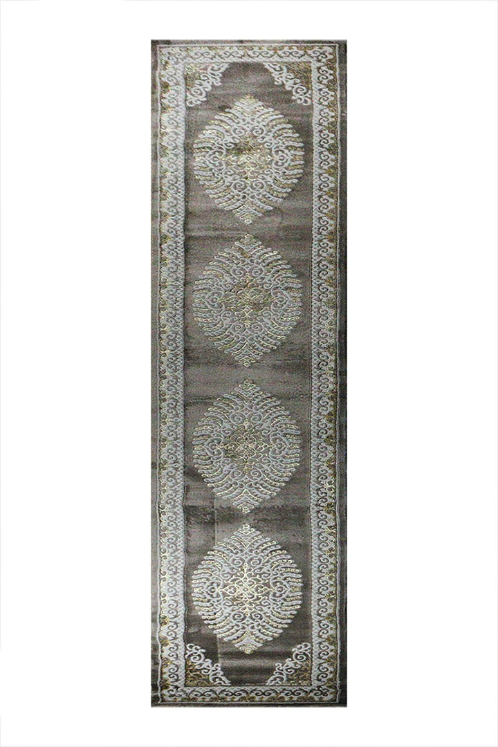 Turkish Modern Festival WD Rug - Brown - 3.2 x 13.1 FT - Sleek and Minimalist for Chic Interiors - V Surfaces
