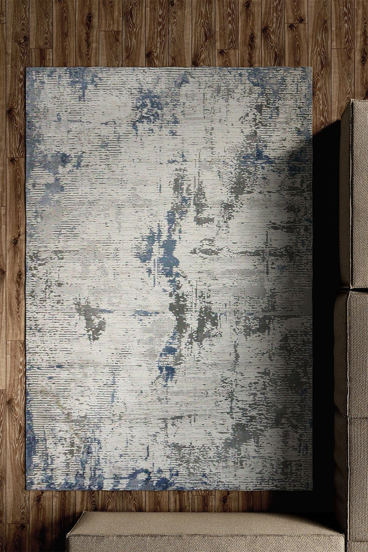 Turkish Modern Festival WD Rug - Gray - 5.2 x 7.5 FT - Sleek and Minimalist for Chic Interiors - V Surfaces