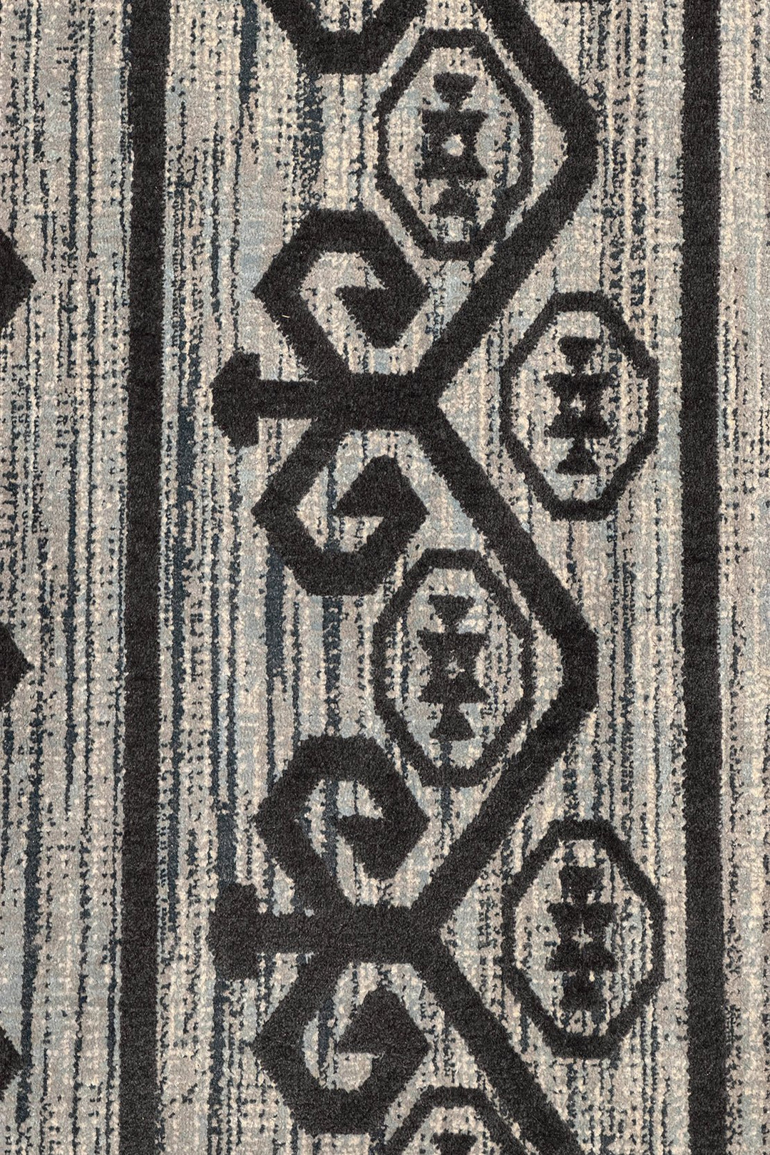 Turkish Modern Festival WD Rug - Navy & Gray - 7.8 x 10.1 FT - Superior Comfort, Modern & runners Style Accent Rugs - V Surfaces