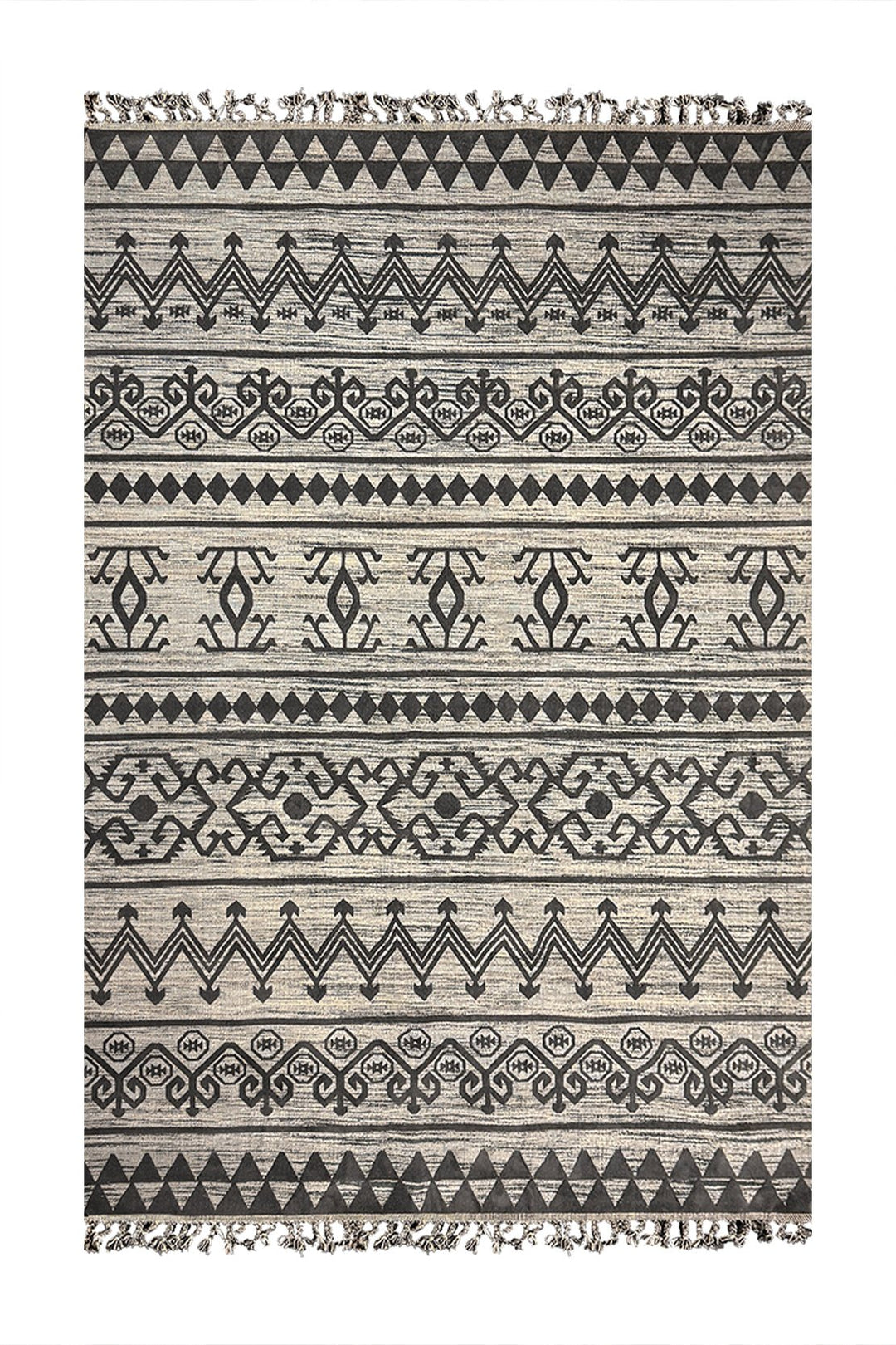 Turkish Modern Festival WD Rug - Navy & Gray - 7.8 x 10.1 FT - Superior Comfort, Modern & runners Style Accent Rugs - V Surfaces