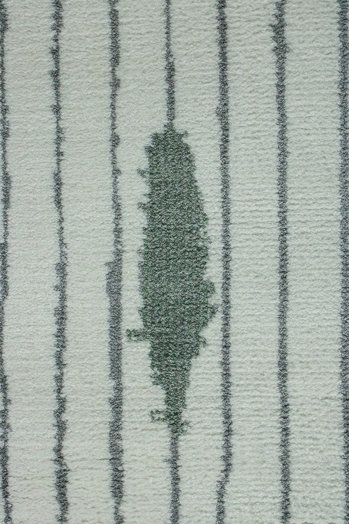 Turkish Modern Festival WD Soft Shaggy Rug - 5.2 x 7.5 FT - Cream - Sleek and Minimalist for Chic Interiors - V Surfaces