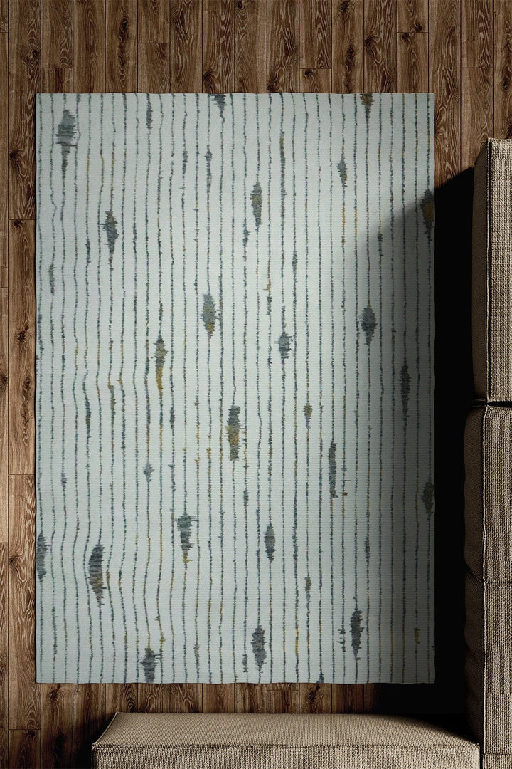 Turkish Modern Festival WD Soft Shaggy Rug - 5.2 x 7.5 FT - Cream - Sleek and Minimalist for Chic Interiors - V Surfaces
