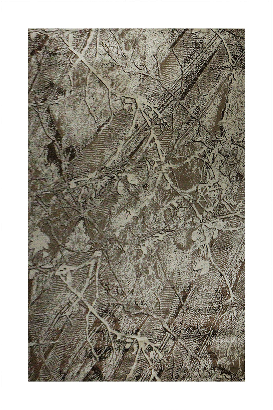 Turkish Modern Fusion Rug - Cream - 6.5 x 9.5 FT - Superior Elegant Rug for Living Room - V Surfaces