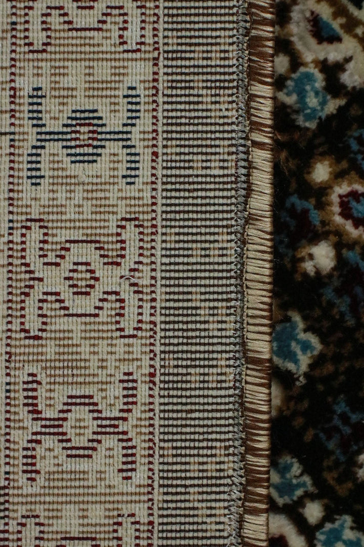 Turkish Modern Kazak Rug - Brown - 3.9 x 5.5 FT - Superior Comfort, Modern Style Accent Rugs - V Surfaces