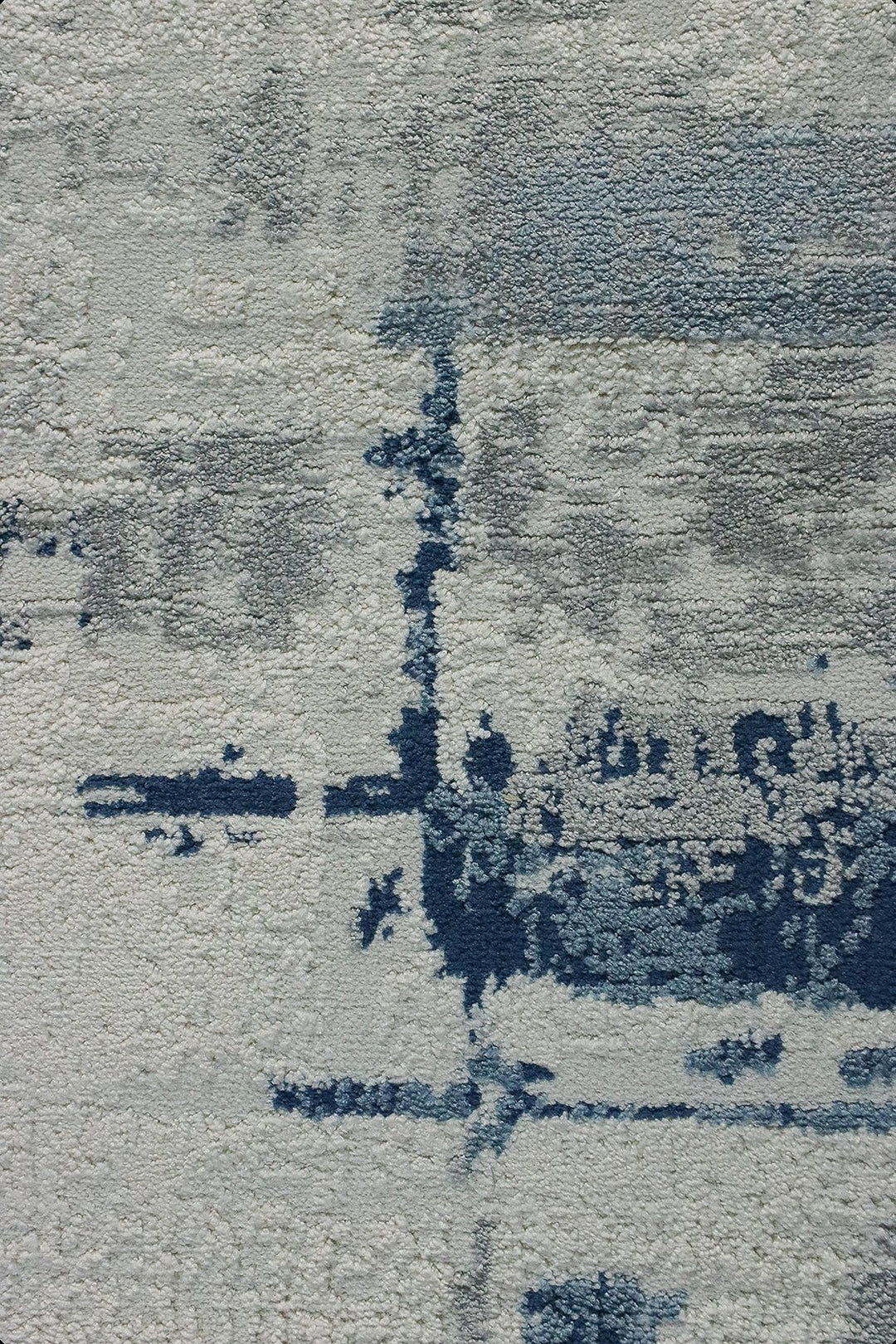 Turkish Modern Rug - 5.3 x 7.5 FT - Rug Festival 1, Blue and Gray - Superior Comfort, Modern & Contemporary Style Accent Rugs - V Surfaces