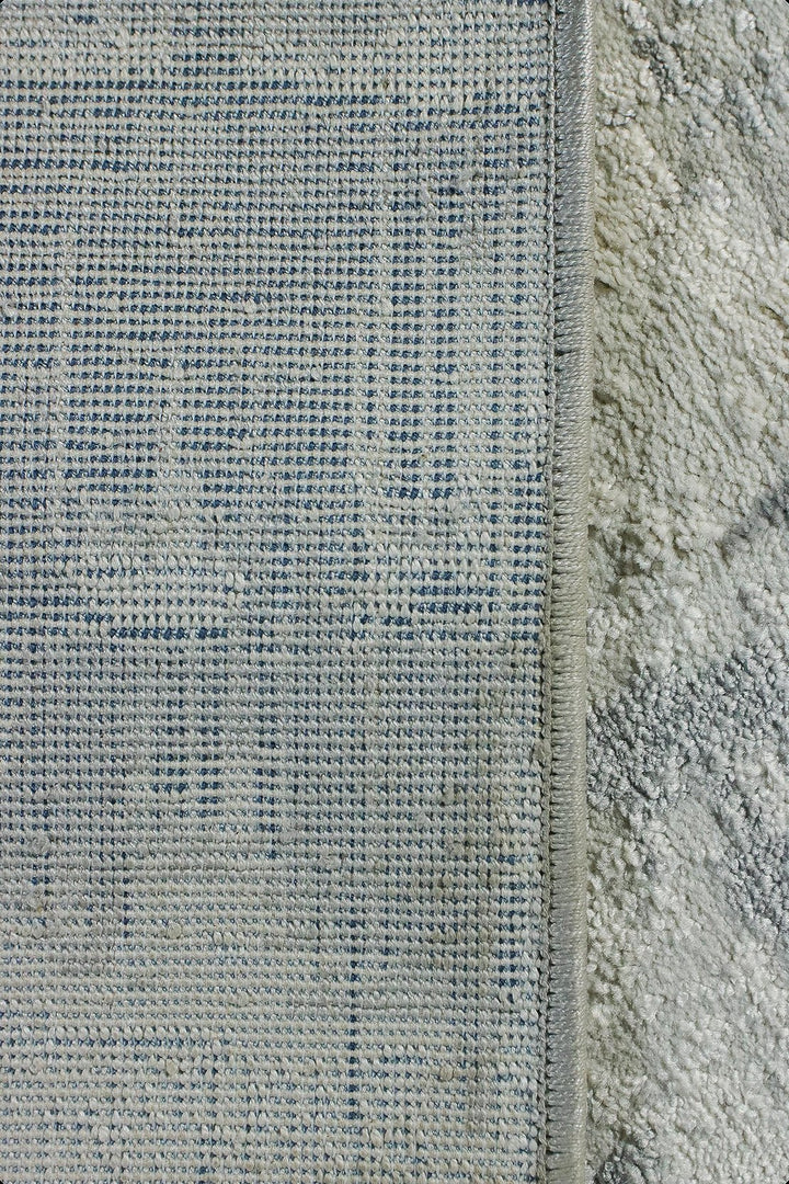 Turkish Modern Rug - 5.3 x 7.5 FT - Rug Festival 1, Blue and Gray - Superior Comfort, Modern & Contemporary Style Accent Rugs - V Surfaces