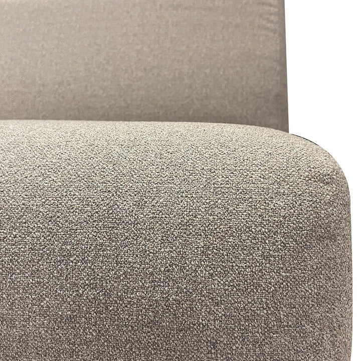 Turkish Modern Sirius L Shape Sofa, Cream - V Surfaces