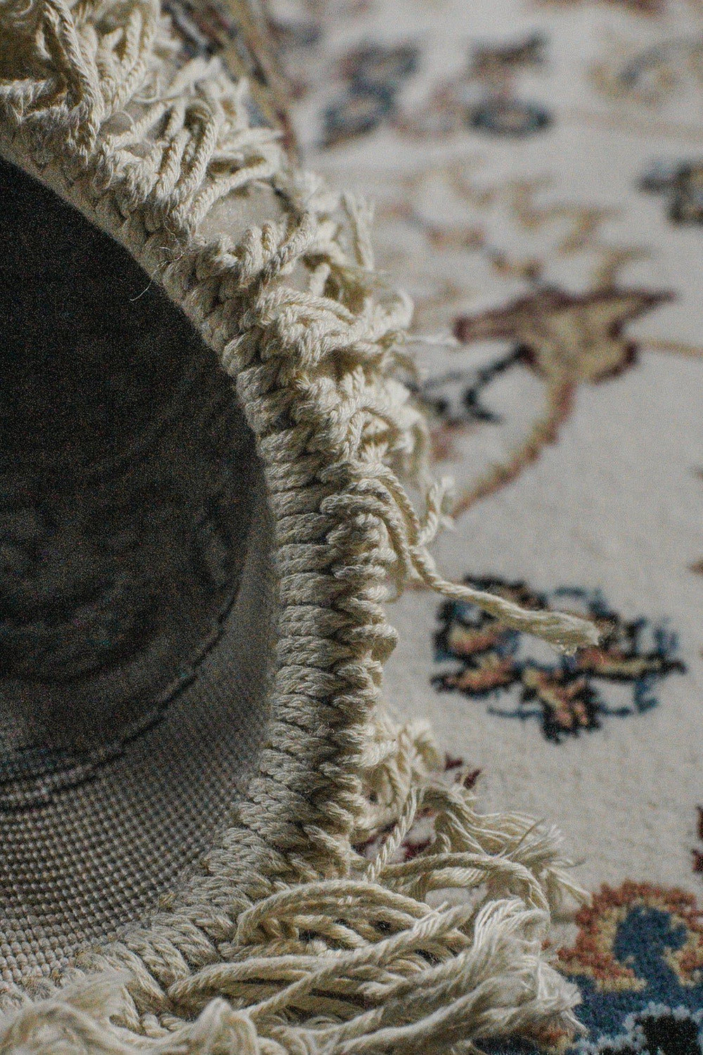 Turkish Modern Summer Kand Oval Rug - Cream - 9.1 x 12. FT - Sleek and Minimalist for Chic Interiors - V Surfaces