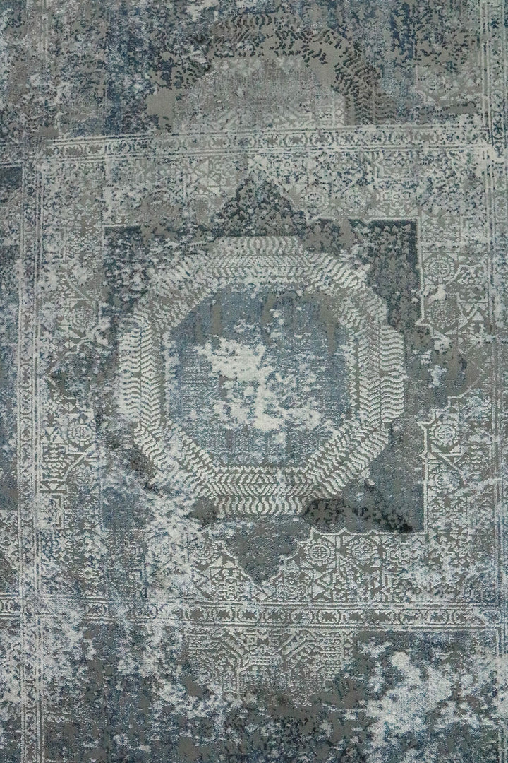 Turkish Modern Sunrise Rug - Gray - 5.2 x 7.5 FT - Superior Comfort, Modern Style Accent Rugs - V Surfaces