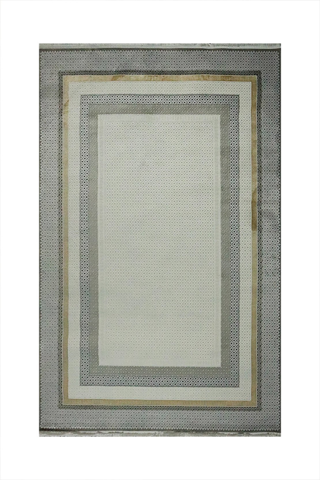 Turkish Modern Sunrise Rug - Gray - 5.2 x 7.5 FT - Superior Comfort, Modern Style Accent Rugs - V Surfaces