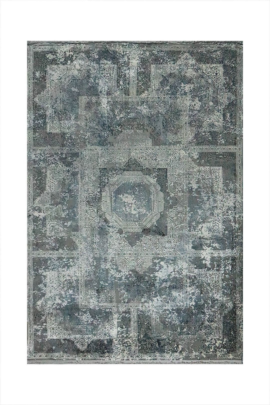 Turkish Modern Sunrise Rug - Gray - 5.2 x 7.5 FT - Superior Comfort, Modern Style Accent Rugs - V Surfaces