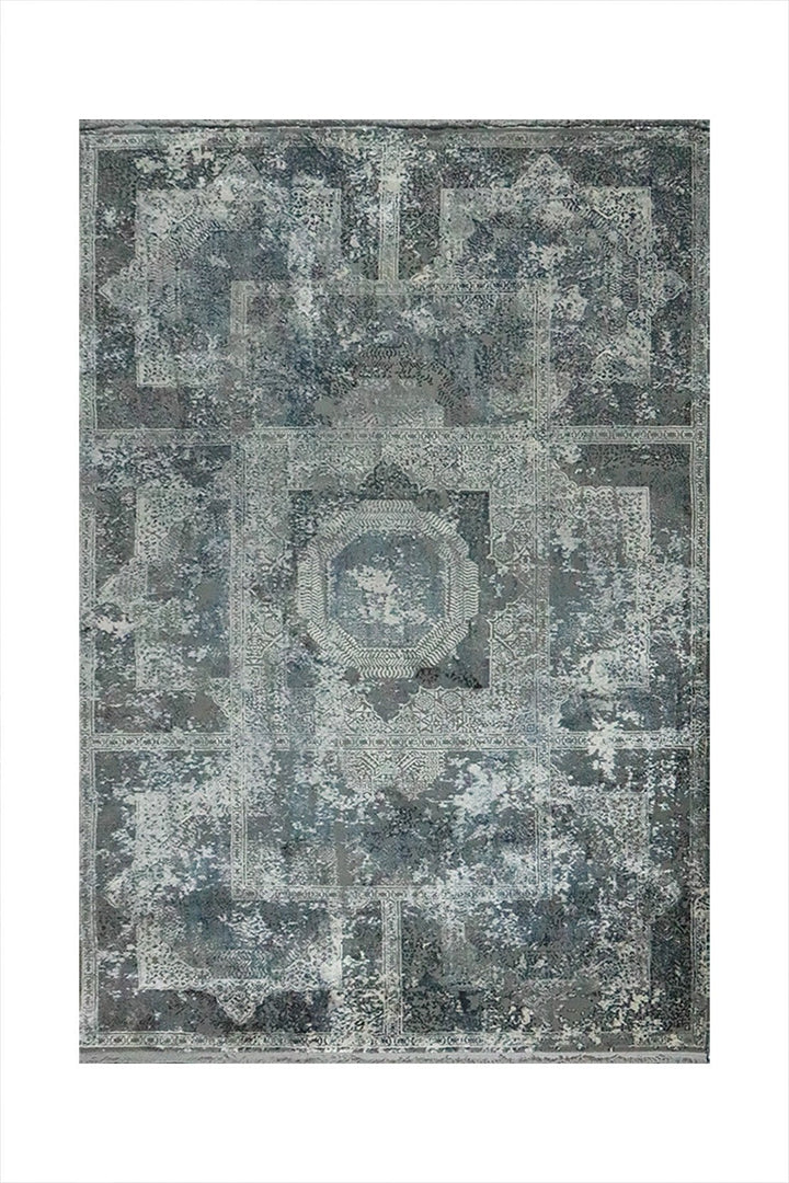 Turkish Modern Sunrise Rug - Gray - 5.2 x 7.5 FT - Superior Comfort, Modern Style Accent Rugs - V Surfaces
