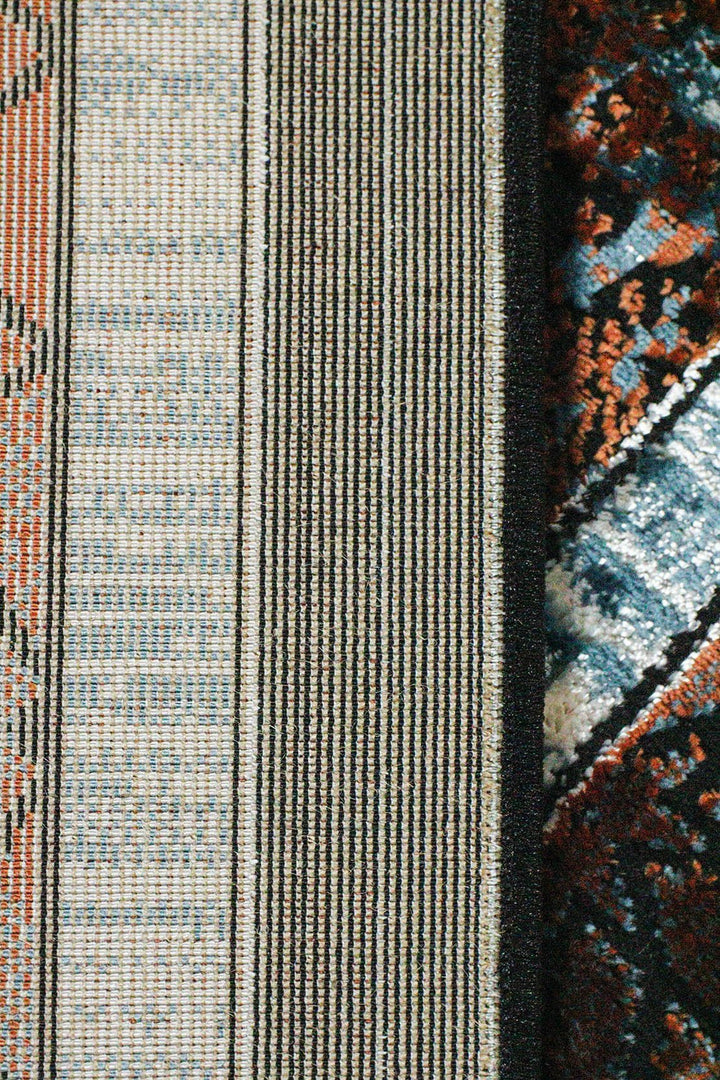 Turkish Modern Vk-Gem Rug - Shrblack - 6.5 X 9.5 Ft- Sleek And Minimalist For Chic Interiors - V Surfaces