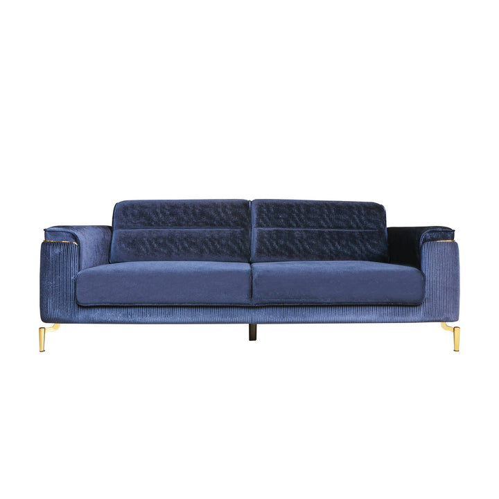 Turkish Petra Sofa, Set of Seven Seaters, Blue - V Surfaces