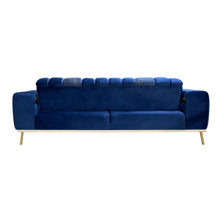Turkish Petra Sofa, Set of Seven Seaters, Blue - V Surfaces