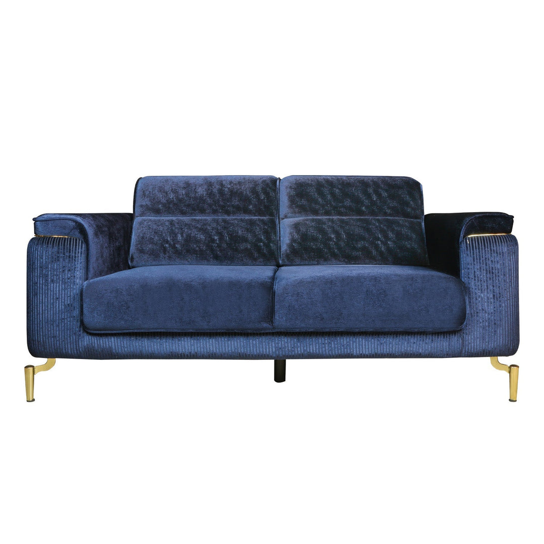 Turkish Petra Sofa, Set of Seven Seaters, Blue - V Surfaces