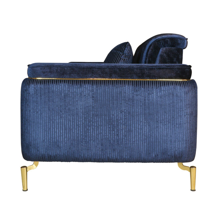 Turkish Petra Sofa, Set of Seven Seaters, Blue - V Surfaces