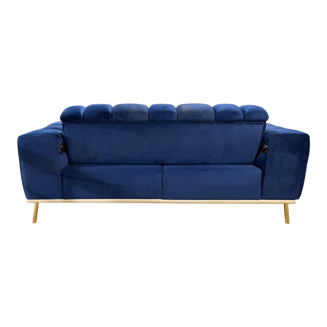 Turkish Petra Sofa, Set of Seven Seaters, Blue - V Surfaces