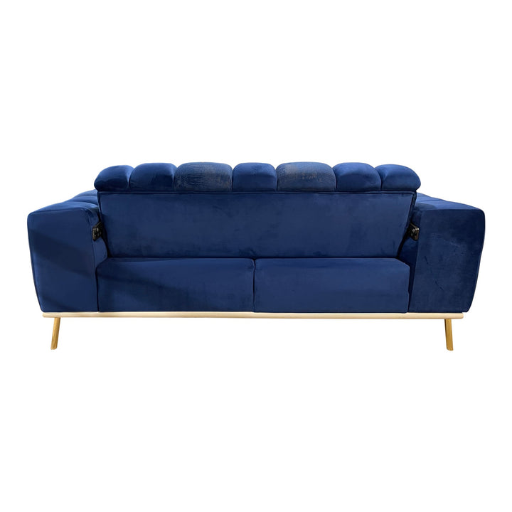 Turkish Petra Sofa, Set of Seven Seaters, Blue - V Surfaces