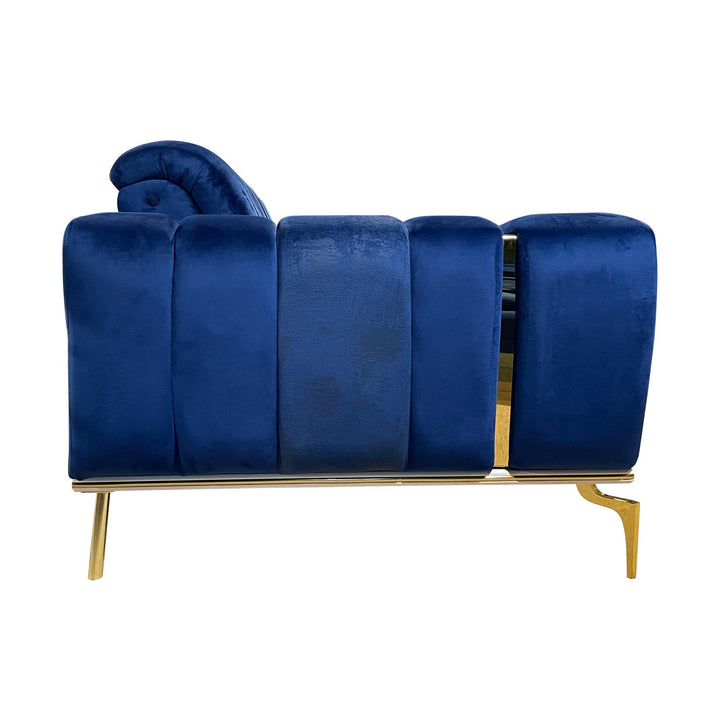 Turkish Petra Sofa, Set of Seven Seaters, Blue - V Surfaces