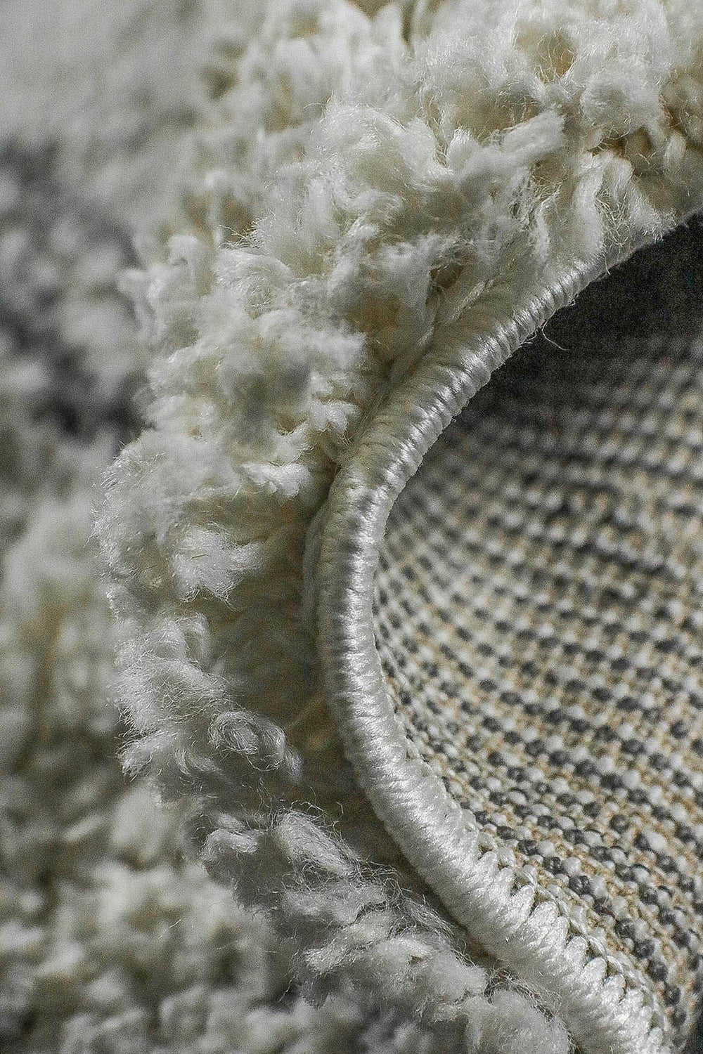 Turkish Plush and Soft Festival WD Shaggy Rug -5.3 x 7.5 FT - Beige - Fluffy Furry Floor Decor Shaggy Rug - V Surfaces