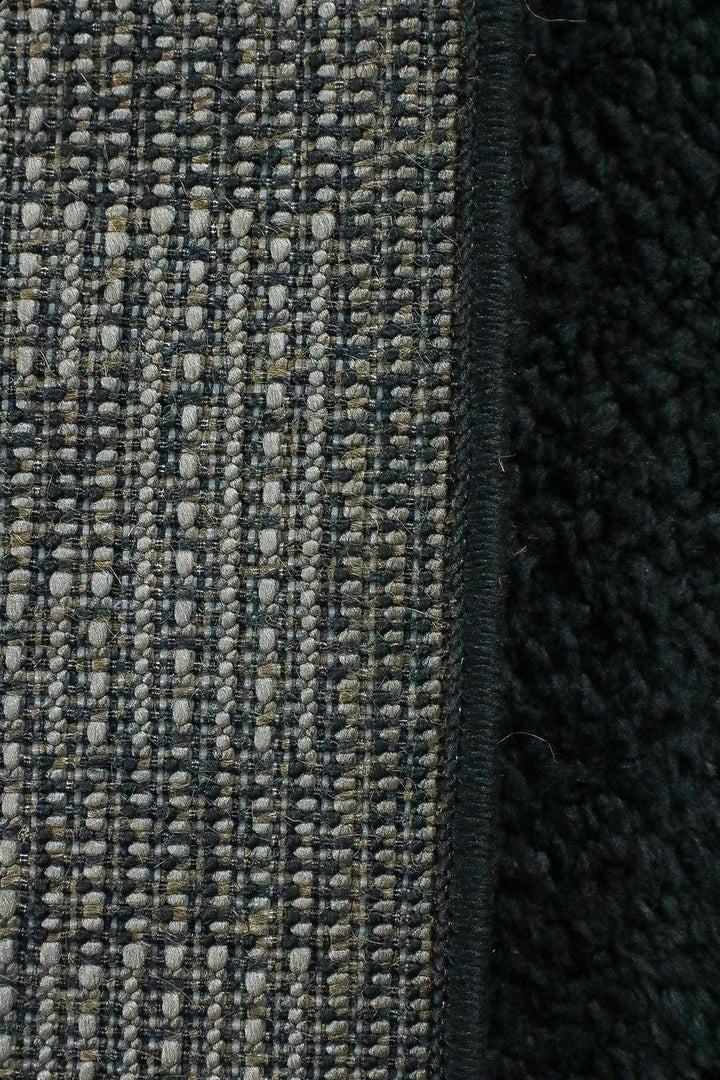 Turkish Plush and Soft Festival WD Shaggy Rug -5.3 x 7.5 FT - Cream and Black - Fluffy Furry Floor Decor Shaggy Rug - V Surfaces