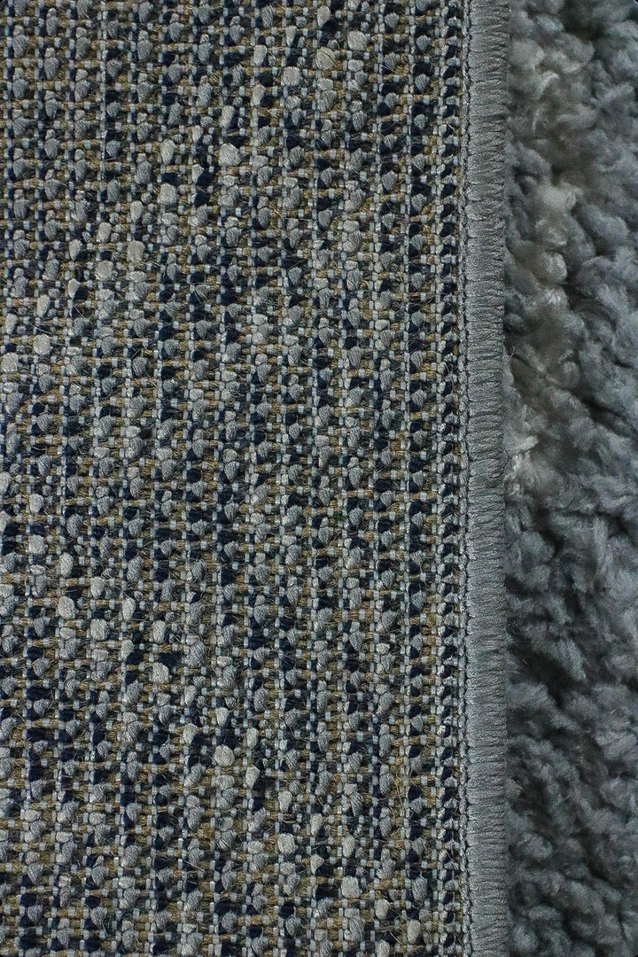 Turkish Plush and Soft Festival WD Shaggy Rug -5.3 x 7.5 FT - Cream and Gray - Fluffy Furry Floor Decor Shaggy Rug - V Surfaces