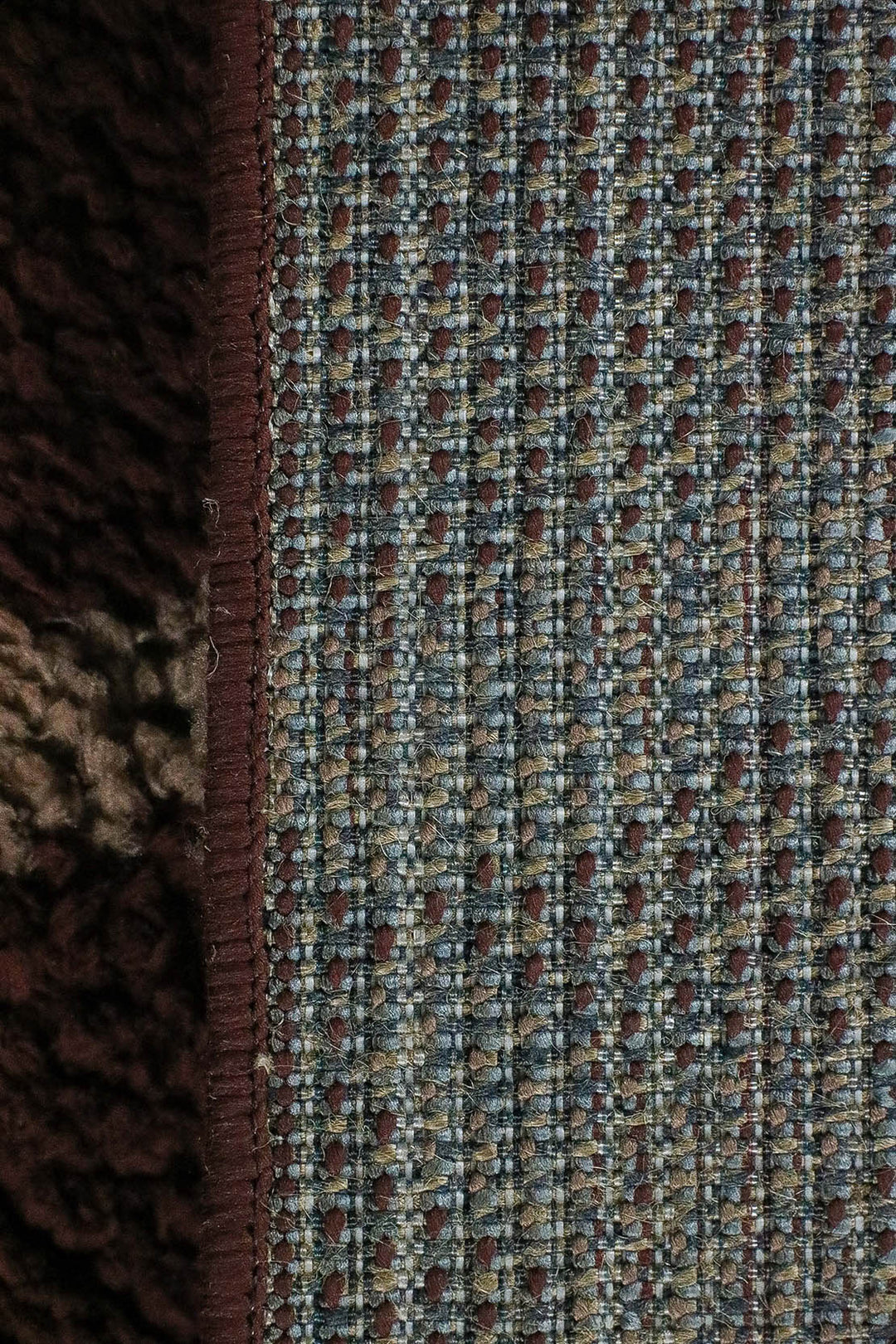 Turkish Plush and Soft Festival WD Shaggy Rug -5.3 x 7.5 FT - Cream and Maroon - Fluffy Furry Floor Decor Shaggy Rug - V Surfaces