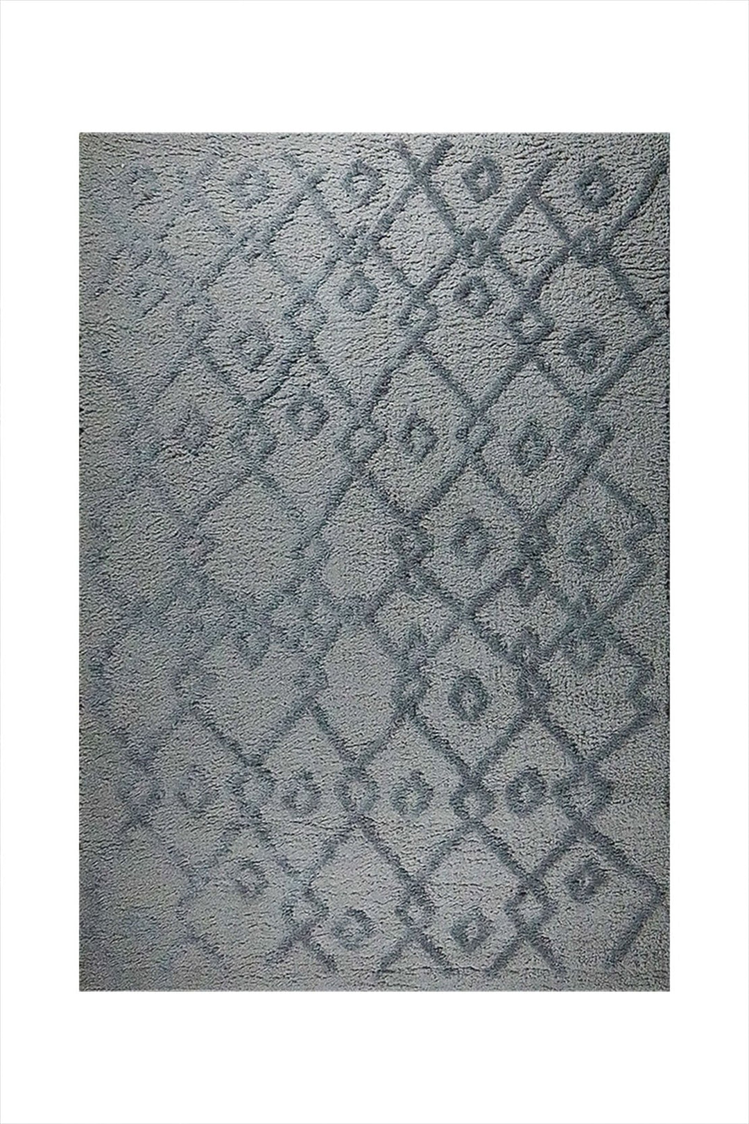 Turkish Plush and Soft Festival WD Shaggy Rug -5.3 x 7.5 FT - Gray - Fluffy Furry Floor Decor Shaggy Rug - V Surfaces