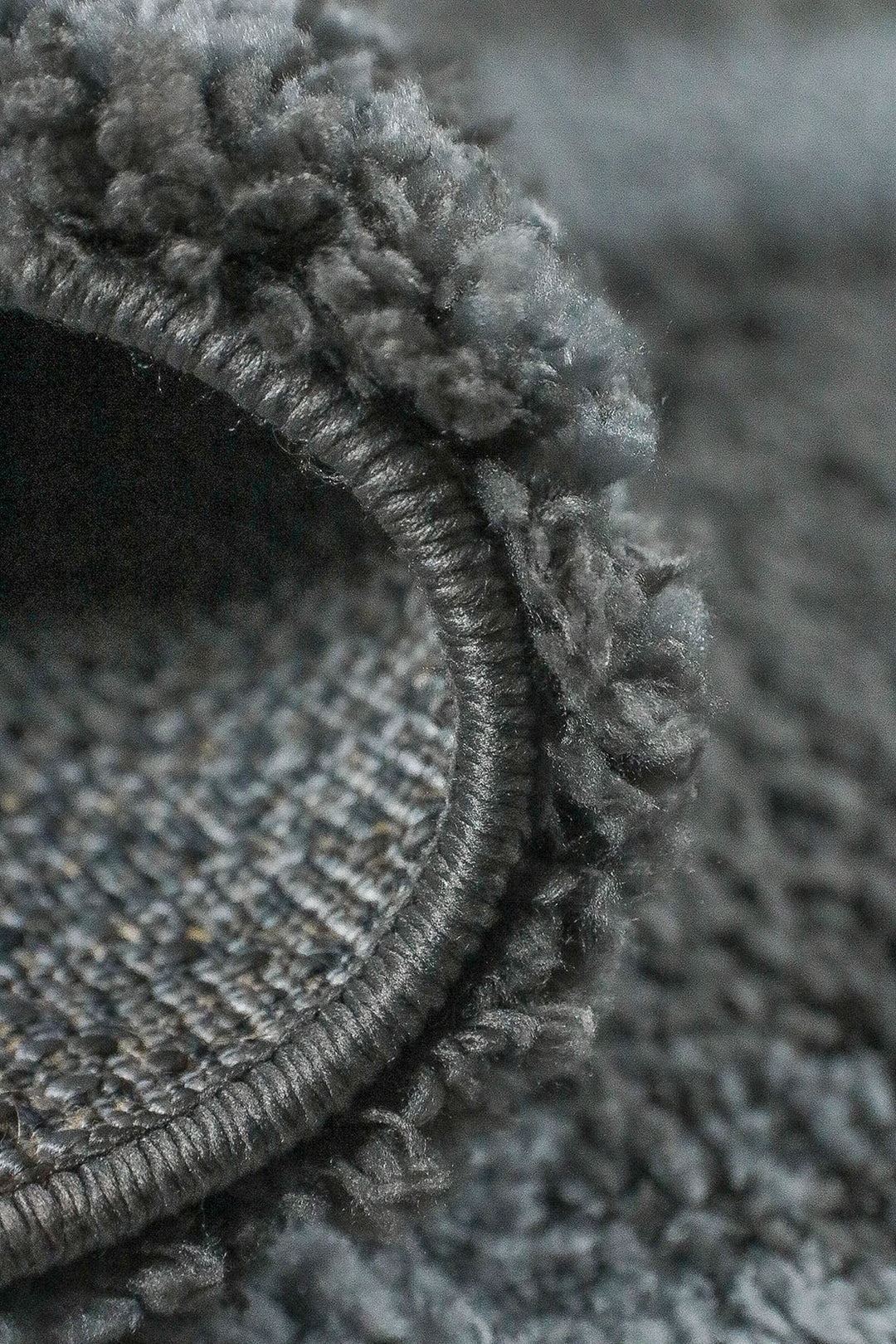 Turkish Plush and Soft Festival WD Shaggy Rug -5.3 x 7.5 FT - Gray - Fluffy Furry Floor Decor Shaggy Rug - V Surfaces