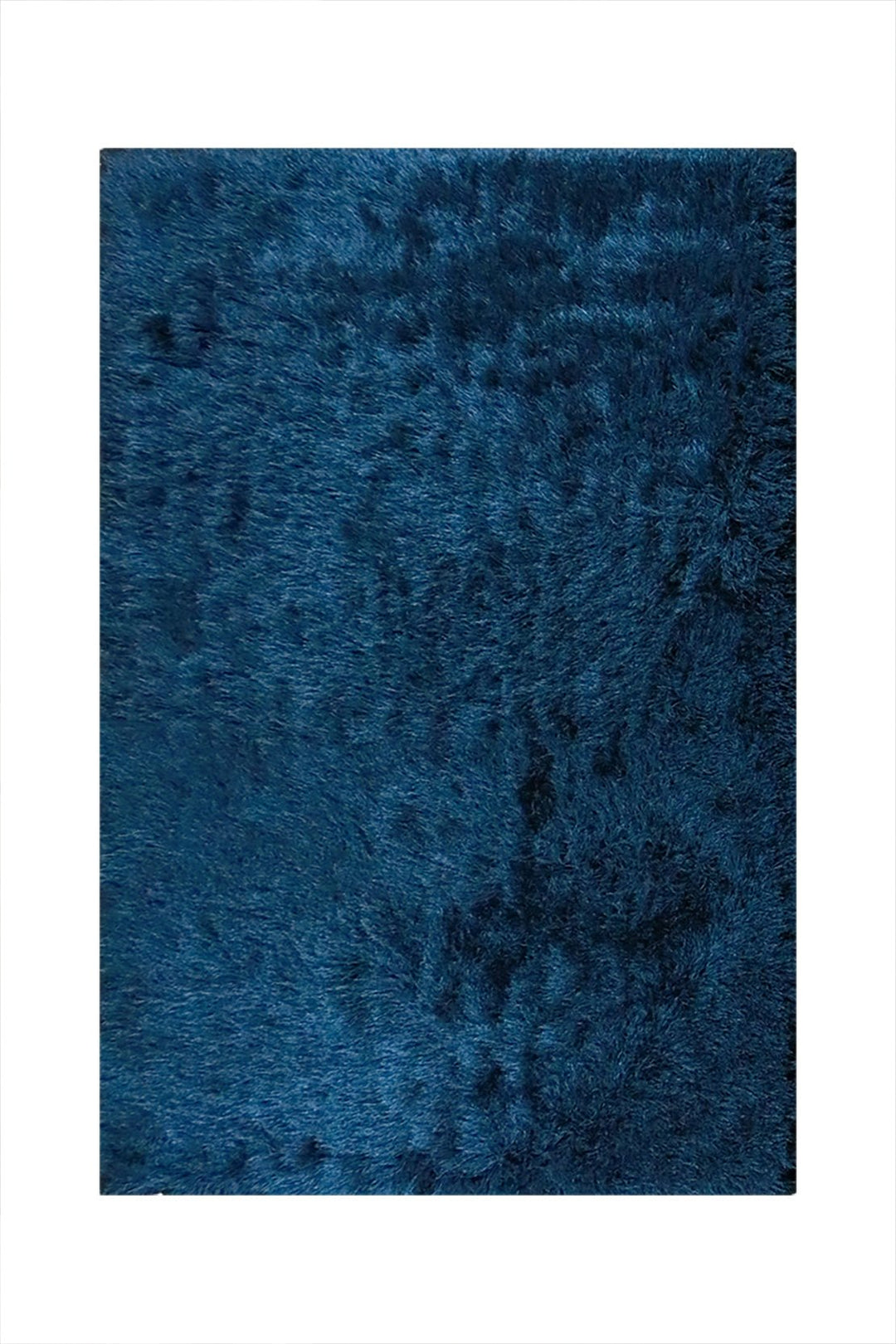 Turkish Plush and Soft Heaven Shaggy Rug - Blue - 4.9 x 7.2 FT - Fluffy Furry Floor Decor Rug Heaven Shaggy - V Surfaces