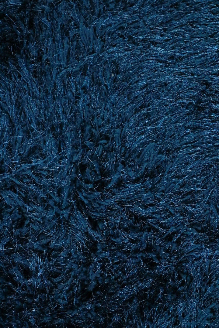Turkish Plush and Soft Heaven Shaggy Rug - Blue - 4.9 x 7.2 FT - Fluffy Furry Floor Decor Rug Heaven Shaggy - V Surfaces