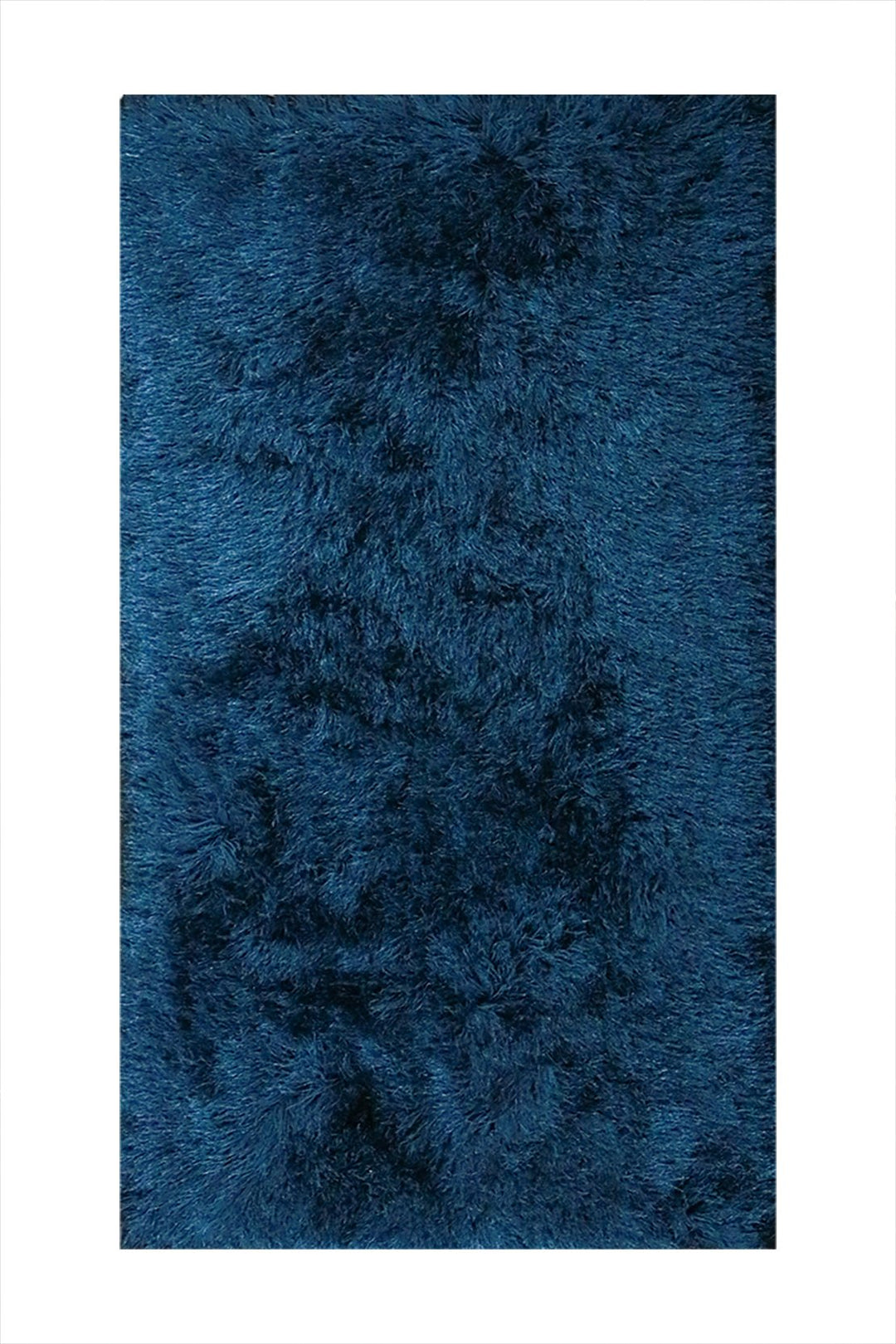Turkish Plush and Soft Heaven Shaggy Rug - Blue - 6.5 x 9.3 FT - Fluffy Furry Floor Decor Rug Heaven Shaggy - V Surfaces