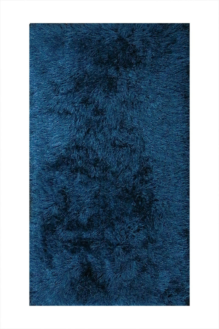 Turkish Plush and Soft Heaven Shaggy Rug - Blue - 6.5 x 9.3 FT - Fluffy Furry Floor Decor Rug Heaven Shaggy - V Surfaces