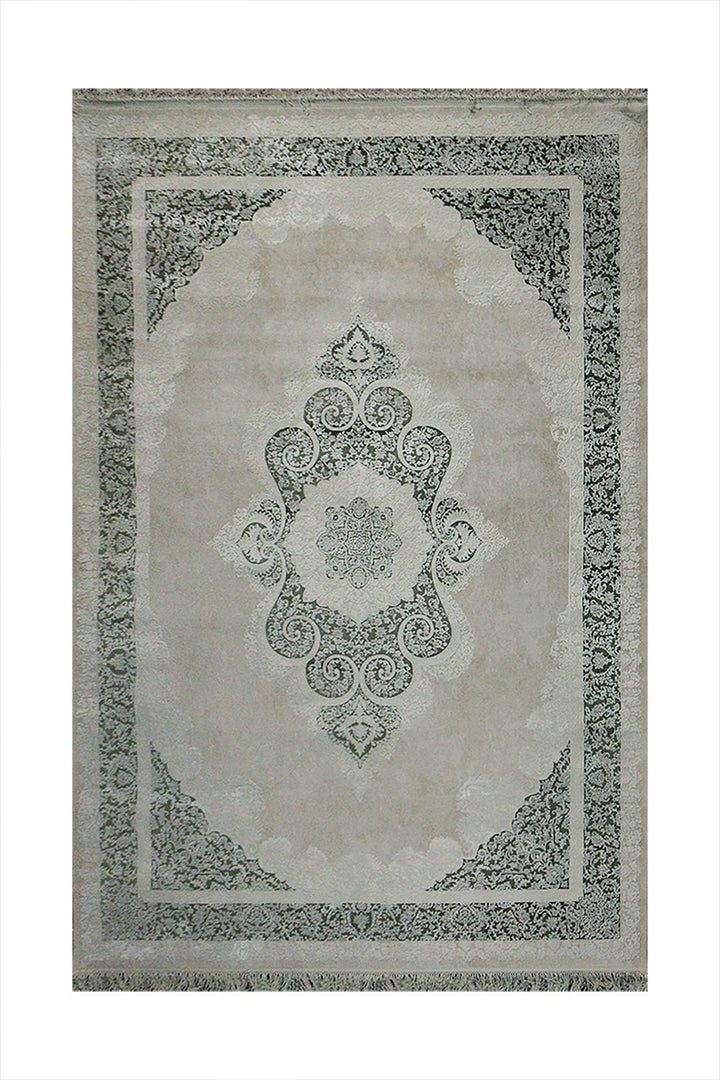 Turkish Premium Quality Voyage Rug - 5.2 x 7.5 FT - Beige - Resilient Construction for Long-Lasting Use - V Surfaces