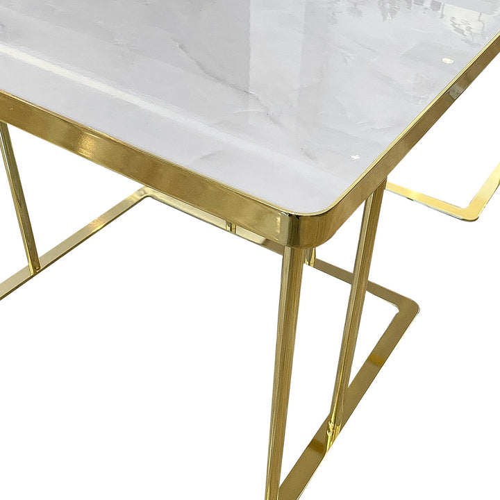 Turkish Rectangle Overhead Table with Membrane MDF Material - V Surfaces