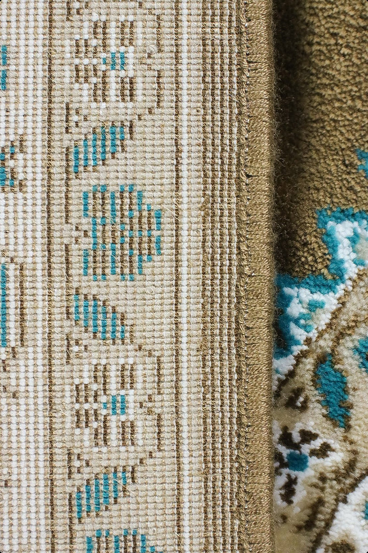 Turkish Style Acrylic Sajjadeh Prayers Mat - Brown - Soft, Durable, and Easy to Clean - V Surfaces
