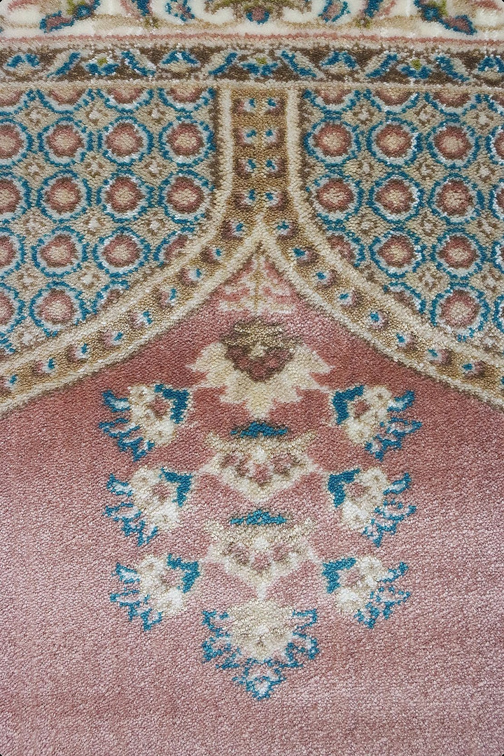 Turkish Style Acrylic Sajjadeh Prayers Mat - Maroon- Soft, Durable, and Easy to Clean - V Surfaces