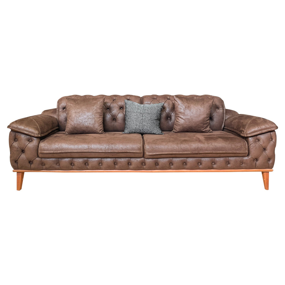 Turkish Titanic Sofa - Brown - Transform Your Living Space with Premium Sofa: A Turkish Masterpiece - V Surfaces