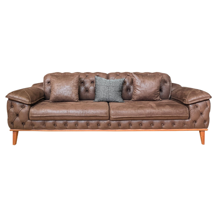 Turkish Titanic Sofa - Brown - Transform Your Living Space with Premium Sofa: A Turkish Masterpiece - V Surfaces