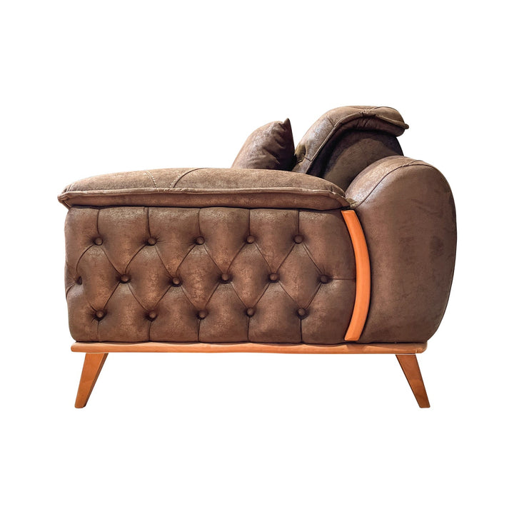 Turkish Titanic Sofa - Brown - Transform Your Living Space with Premium Sofa: A Turkish Masterpiece - V Surfaces